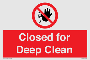 Closed for Deep Clean